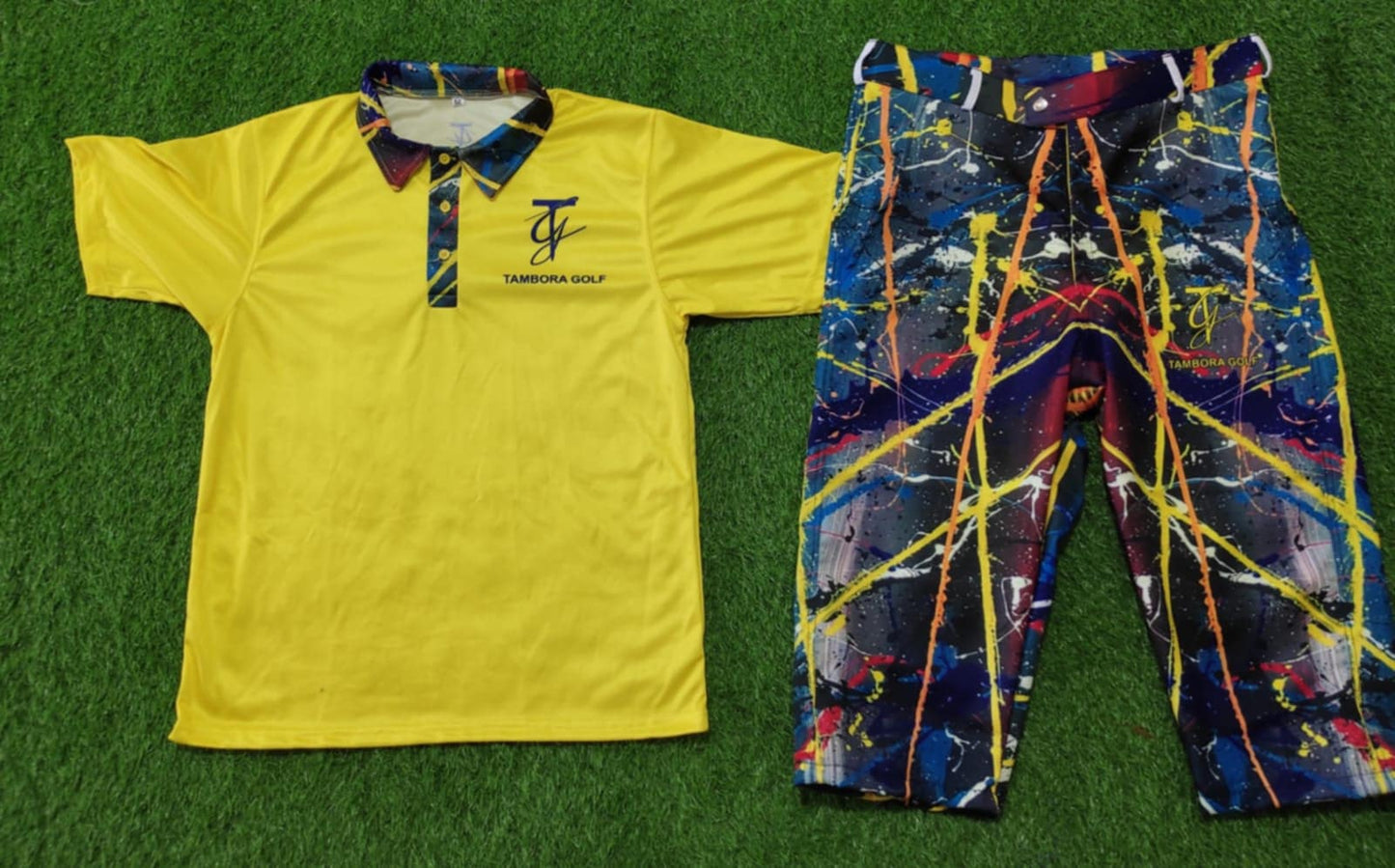Abstract Golf Pants - Multi