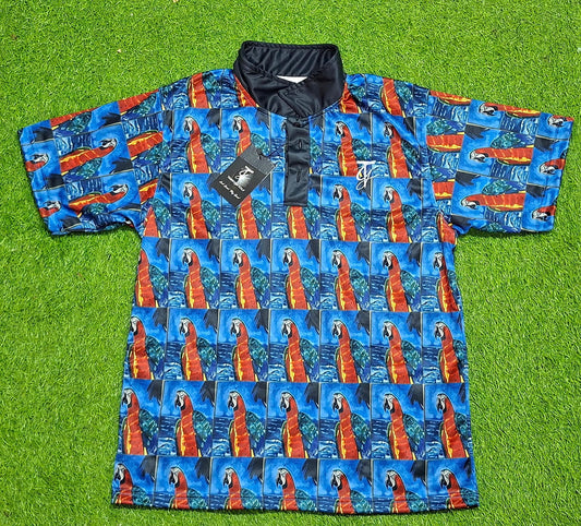 Macaw Parrot Golf Shirt