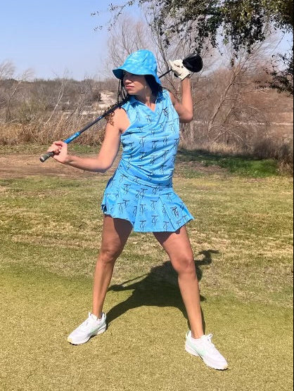 Women’s Monogram Skirt - Sky Blue