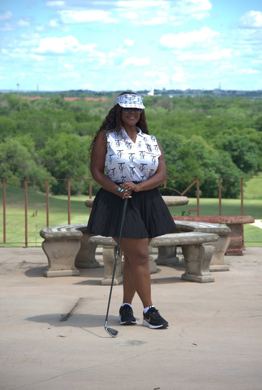 Women’s Monogram Polo - White
