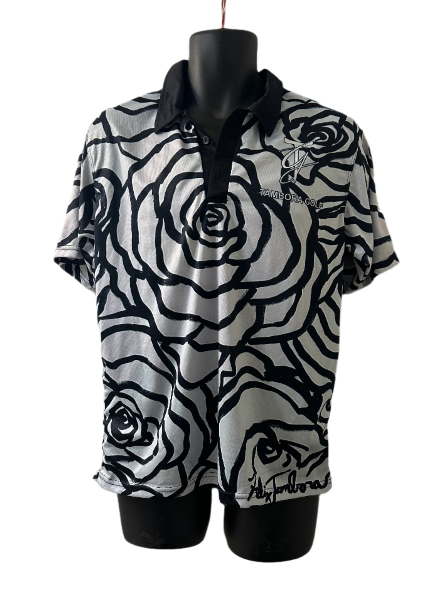 Roses Golf Polo - White