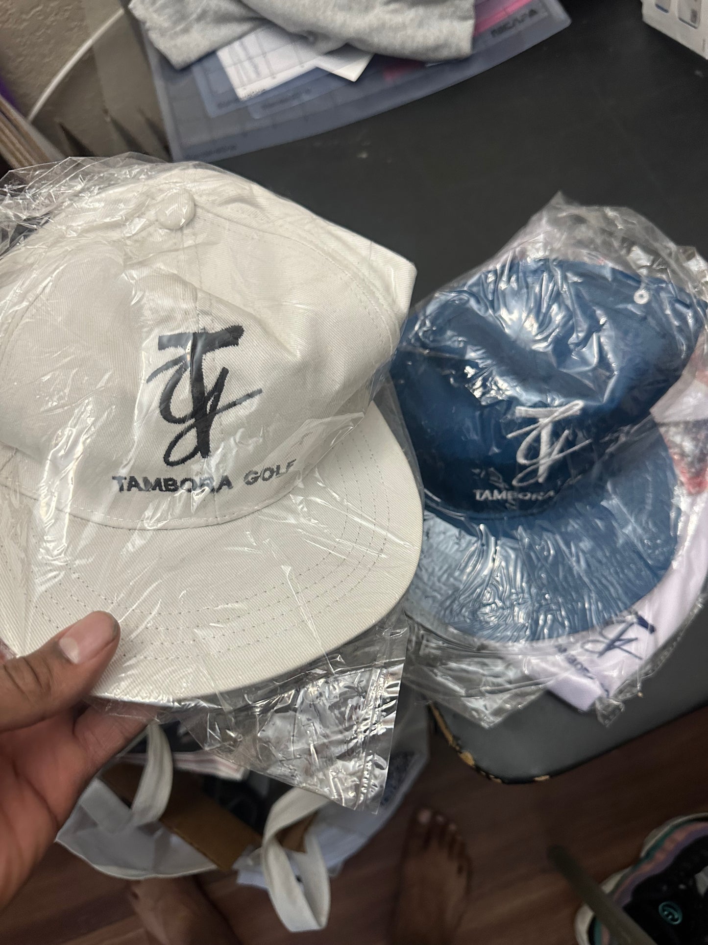 Monogram Logo Golf Caps