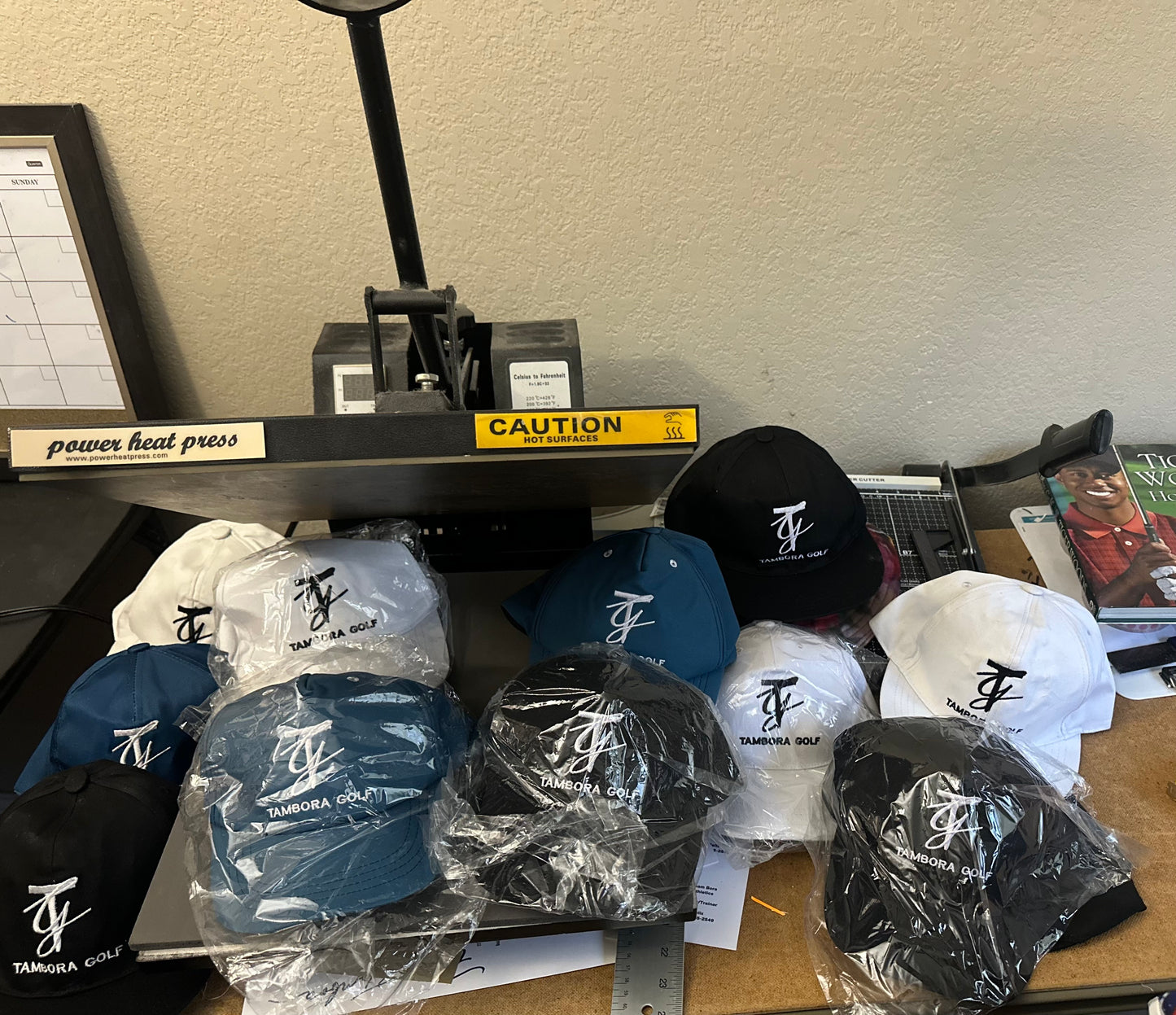 Monogram Logo Golf Caps