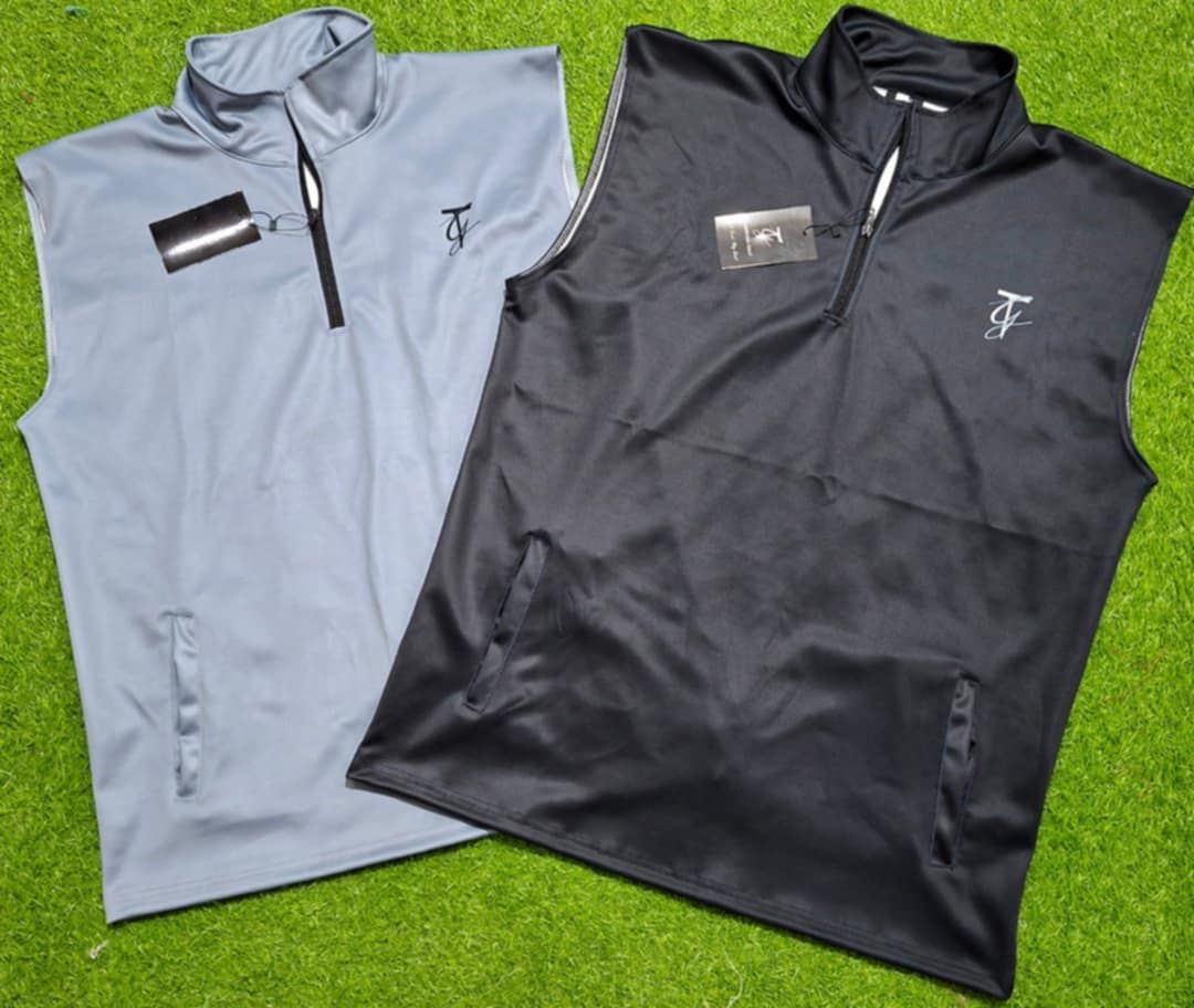 Tambora Golf Vest Pull Over Zip Vest