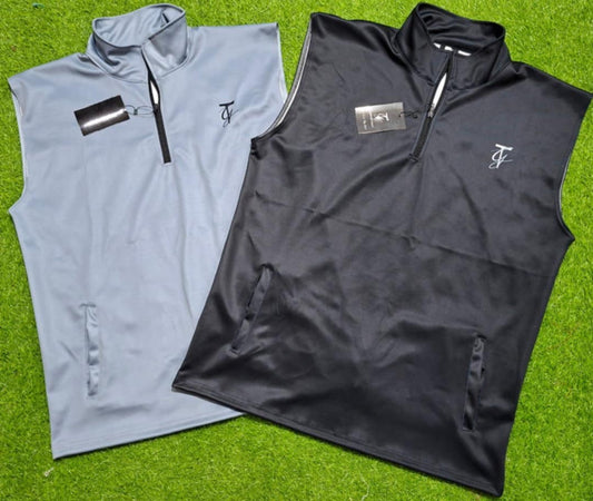 Tambora Golf Vest Pull Over Zip Vest