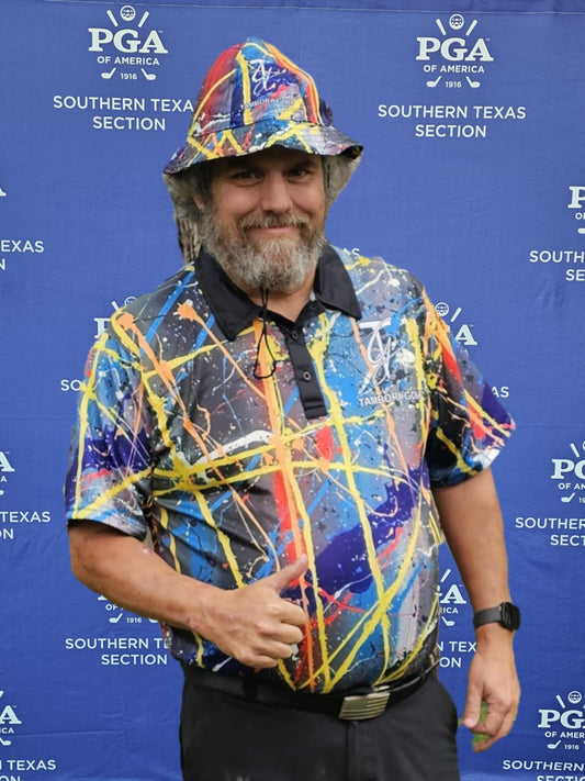 Abstract Golf Polo - Multi